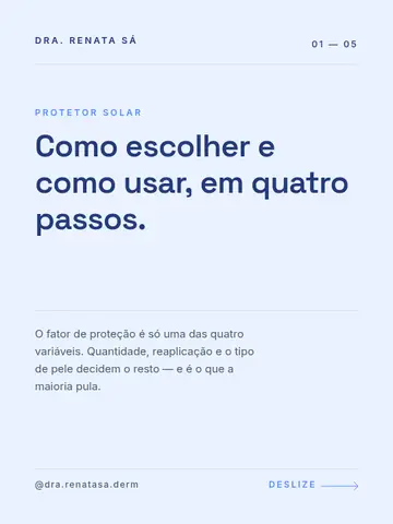 Como escolher e como usar, em quatro passos.