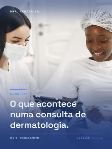 O que acontece numa consulta de dermatologia.
