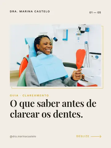 O que saber antes de clarear os dentes.