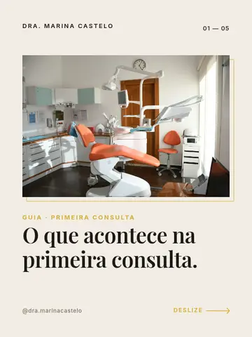 O que acontece na primeira consulta.