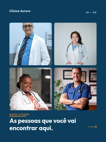 As pessoas que você vai encontrar aqui.