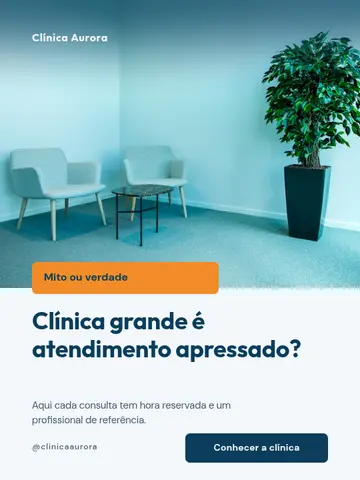 Clínica grande é atendimento apressado?