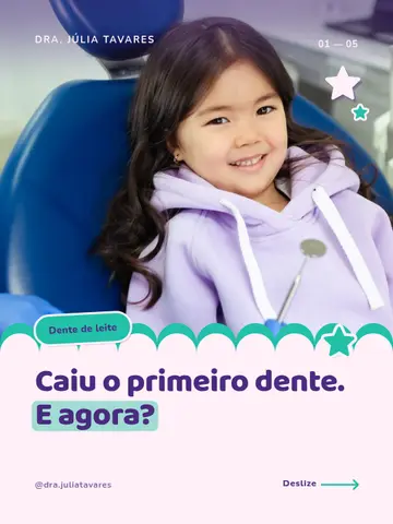 Caiu o primeiro dente. E agora?