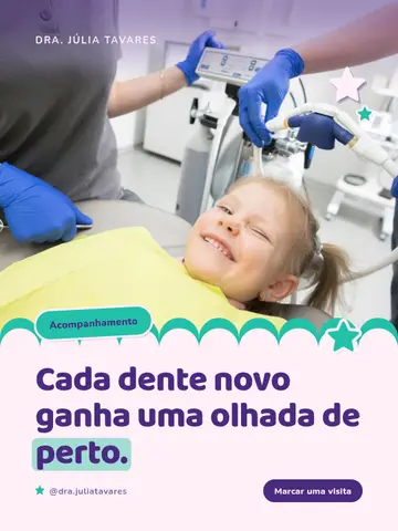 Cada dente novo ganha uma olhada de perto.