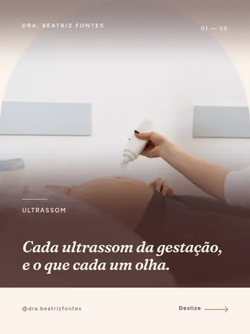 Cada ultrassom da gestação, e o que cada um olha.